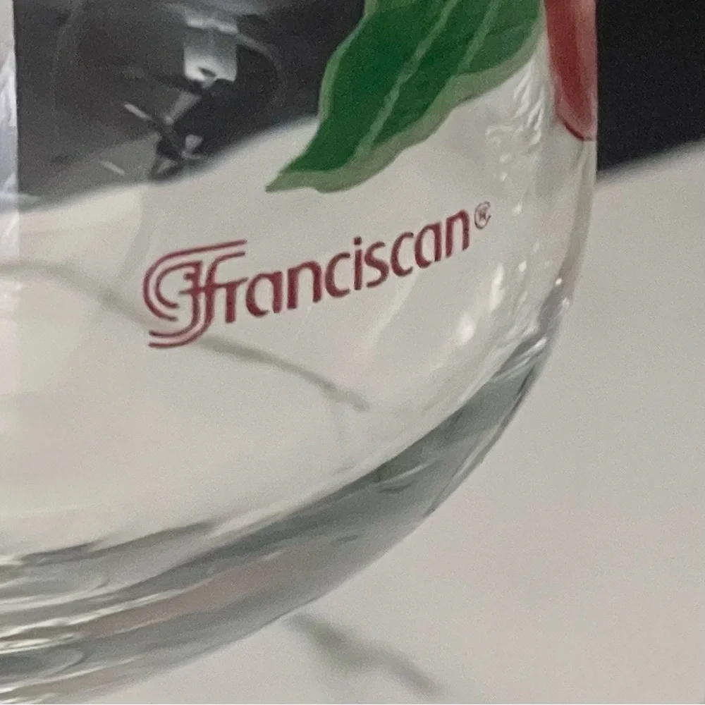 SET of 5 Apple Goblets by Franciscan